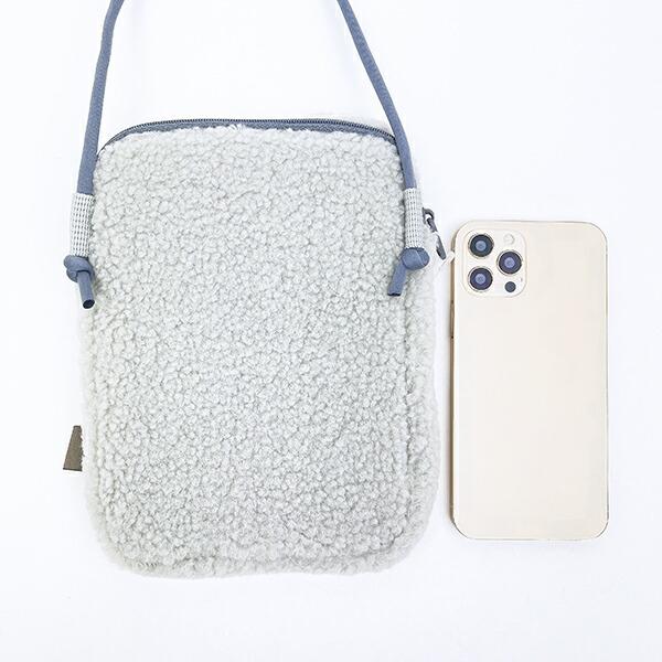 ミッフィー miffy どっとポーチ ショルダーショート ボア グレー 商品画像3：キャラグッズPERFECT WORLD TOKYO