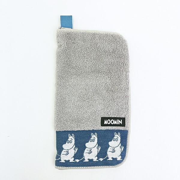 ムーミン グレー どっとポーチ キープスタンド MOOMIN