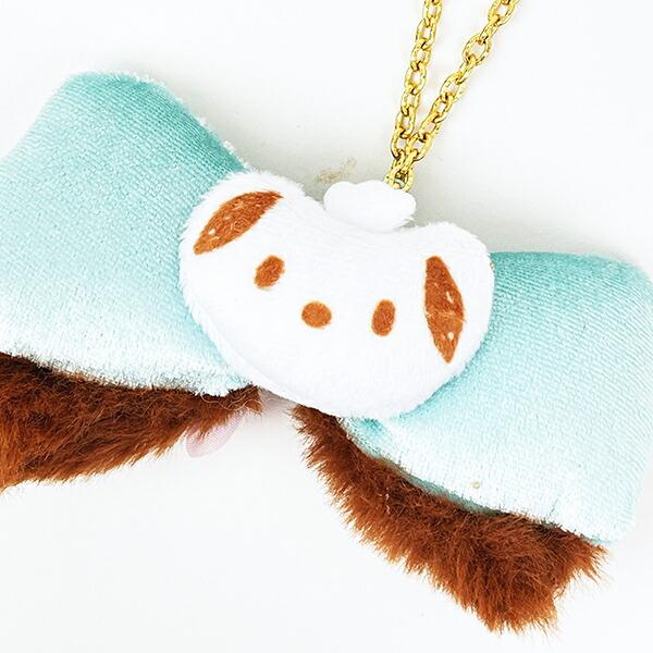 サンリオ ポチャッコ ふわみみリボンバッグチャーム (グリーン) キーホルダー Sanrio 商品画像2：キャラグッズPERFECT WORLD TOKYO