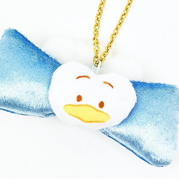 サンリオ あひるのペックル ふわみみリボンバッグチャーム (ブルー) キーホルダー Sanrio 商品画像2：キャラグッズPERFECT WORLD TOKYO