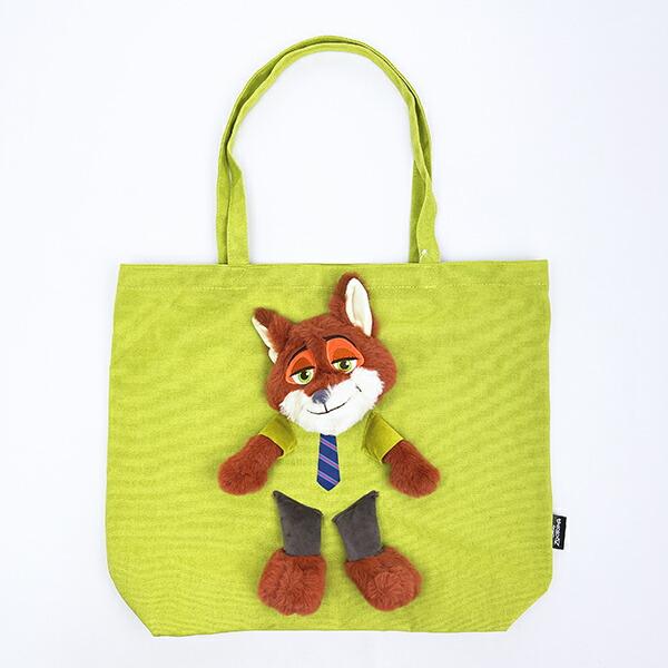 ディズニー ズートピア ニック ぬいぬいトートバッグ Disney