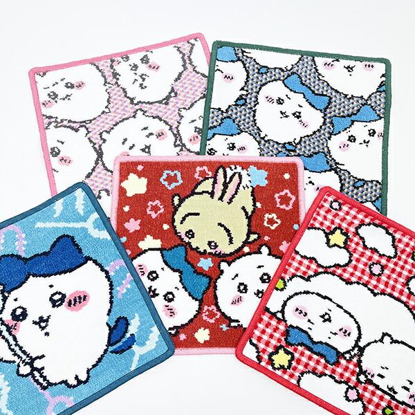 ちいかわ シェニール織 タオルハンカチ(レッド) ごろん 商品画像5：キャラグッズPERFECT WORLD TOKYO