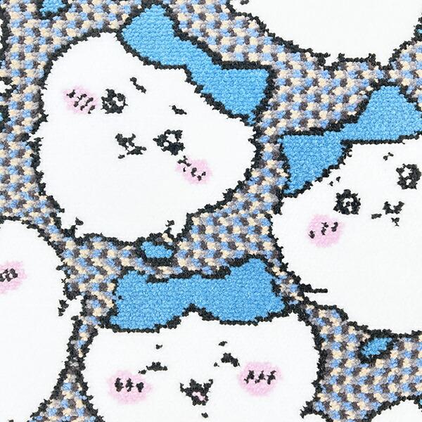 ちいかわ ハチワレ シェニール織 タオルハンカチ(ブルー) ハチワレいっぱい 商品画像2：キャラグッズPERFECT WORLD TOKYO