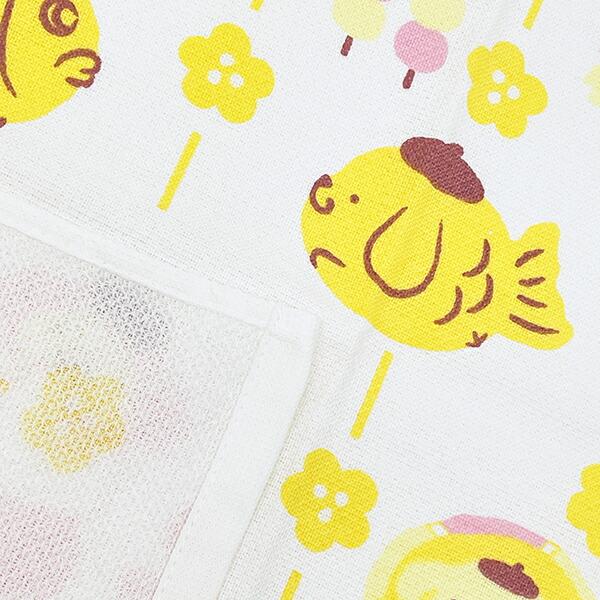サンリオ ポムポムプリン 和菓子 タオルてぬぐい 日本製 Sanrio 商品画像3：キャラグッズPERFECT WORLD TOKYO