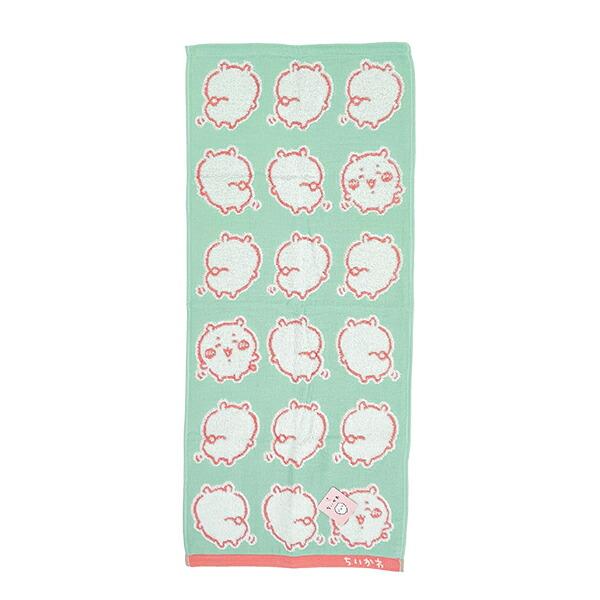 ちいかわ ちいかわ イエー フェイスタオル(グリーン) 日本製