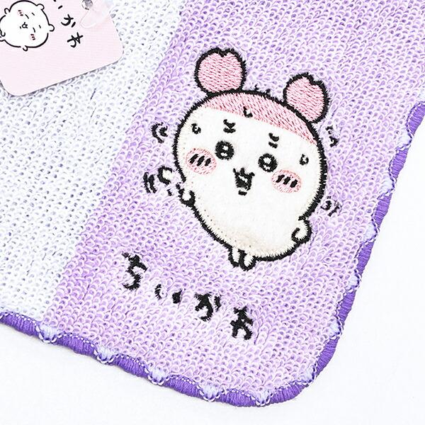 ちいかわ 運んでる タオルハンカチ パープル 商品画像2：キャラグッズPERFECT WORLD TOKYO