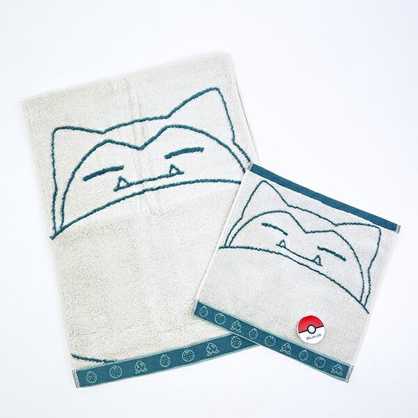 ポケットモンスター カビゴン ポケモンのきもち タオルハンカチ ポケモン 商品画像4：キャラグッズPERFECT WORLD TOKYO