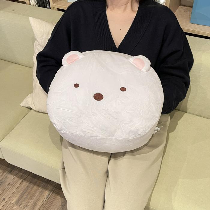 すみっコぐらし しろくま Hag me クッション (ホワイト) すみっこ