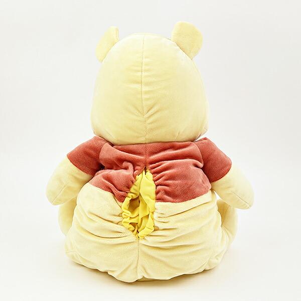 ディズニー くまのプーさん おすわりティッシュケース イエロー ぬいぐるみ 商品画像4：キャラグッズPERFECT WORLD TOKYO