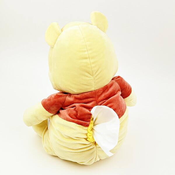 ディズニー くまのプーさん おすわりティッシュケース イエロー ぬいぐるみ 商品画像6：キャラグッズPERFECT WORLD TOKYO