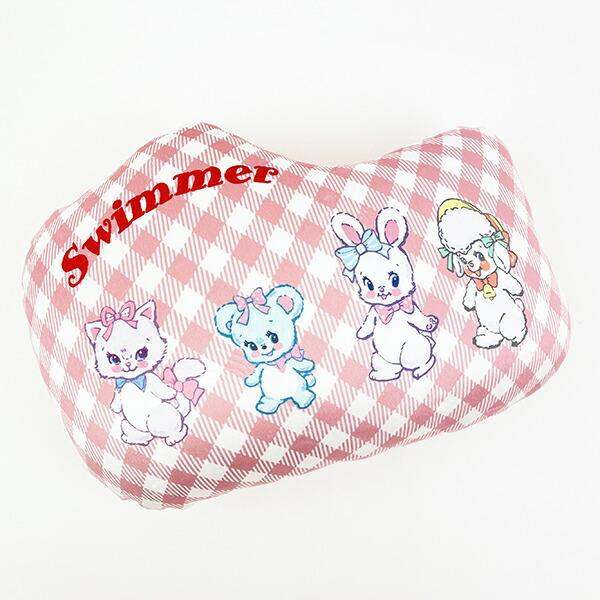 SWIMMER(スイマー) ギンガムチェック ダイカットクッション 商品画像4：キャラグッズPERFECT WORLD TOKYO