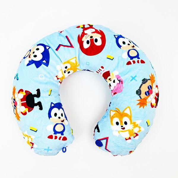 ソニック・ザ・ヘッジホッグ  ソニック 変身ネックピロー まくら ぬいぐるみ 商品画像6：キャラグッズPERFECT WORLD TOKYO