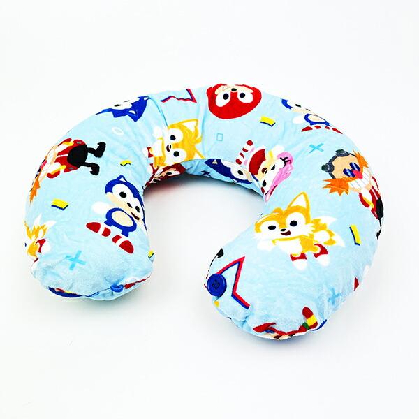 ソニック・ザ・ヘッジホッグ  ソニック 変身ネックピロー まくら ぬいぐるみ 商品画像7：キャラグッズPERFECT WORLD TOKYO