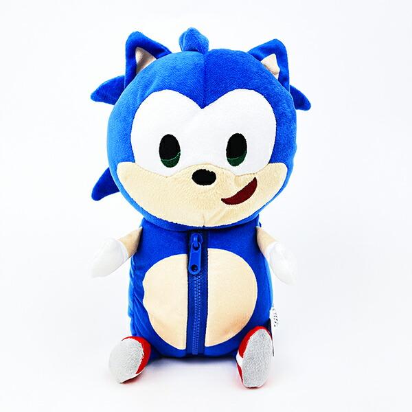 ソニック・ザ・ヘッジホッグ  ソニック 変身ネックピロー まくら ぬいぐるみ