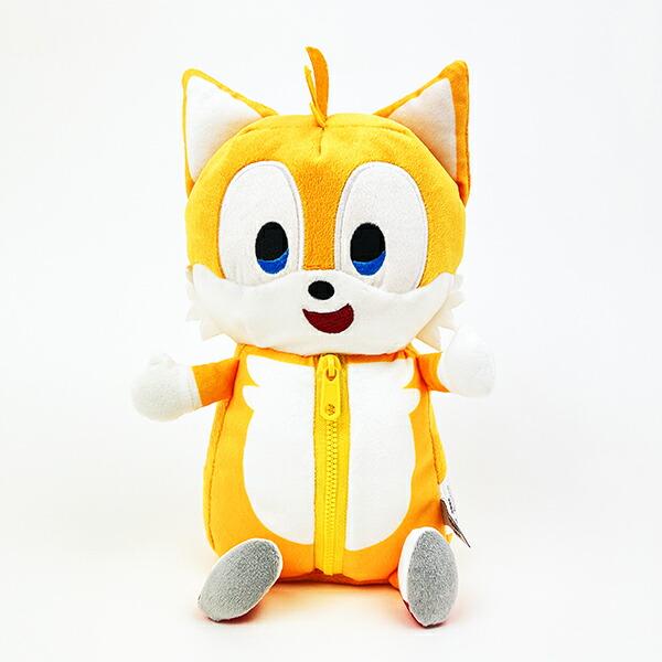 ソニック・ザ・ヘッジホッグ  テイルス 変身ネックピロー まくら ぬいぐるみ
