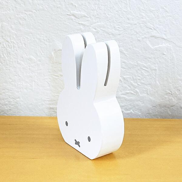 ミッフィー miffy ウッドフォトスタンド ホワイト インテリア 商品画像2：キャラグッズPERFECT WORLD TOKYO