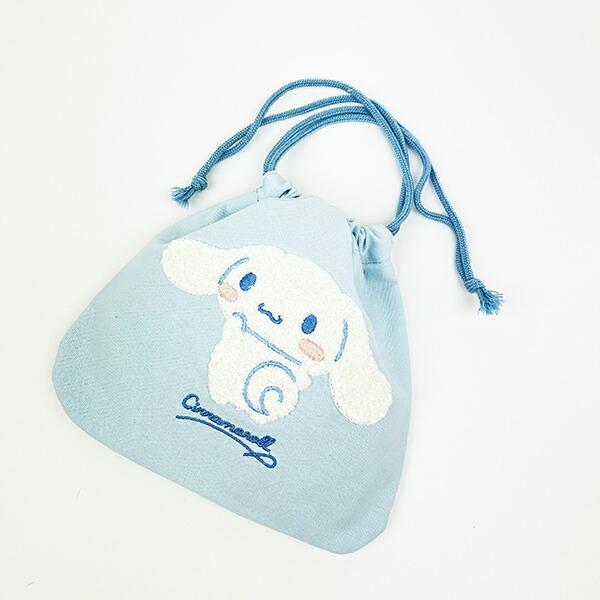サンリオ シナモロール サガラ刺繍巾着ポーチ Sanrio 商品画像6：キャラグッズPERFECT WORLD TOKYO