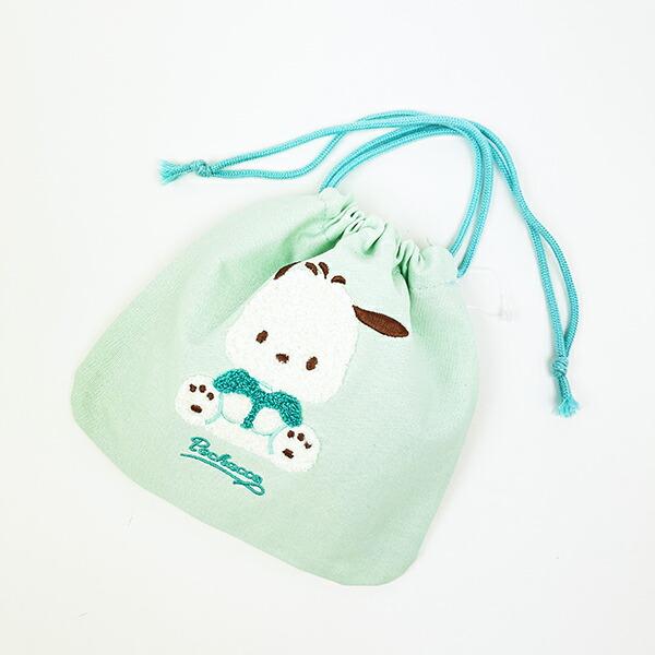 サンリオ ポチャッコ サガラ刺繍巾着ポーチ Sanrio 商品画像6：キャラグッズPERFECT WORLD TOKYO
