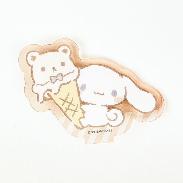 サンリオ シナモロール クリップ付きアクリルスタンド アイス 文具 シナモン Sanrio 商品画像2：キャラグッズPERFECT WORLD TOKYO