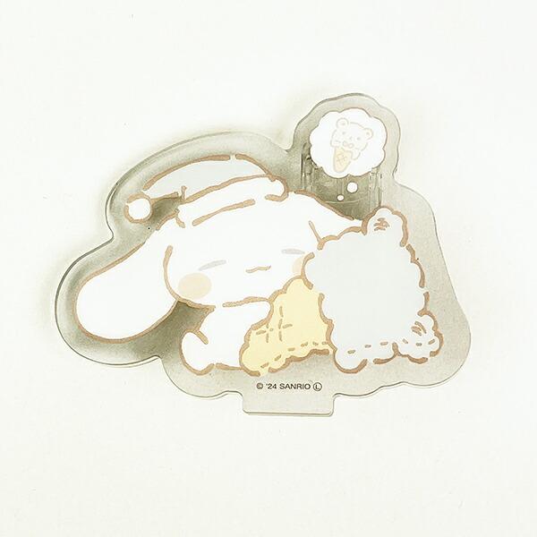 サンリオ シナモロール クリップ付きアクリルスタンド すやすや 文具 シナモン Sanrio 商品画像2：キャラグッズPERFECT WORLD TOKYO