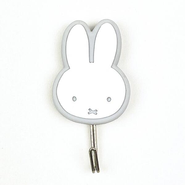 ミッフィー miffy ラバーフック (グレー)