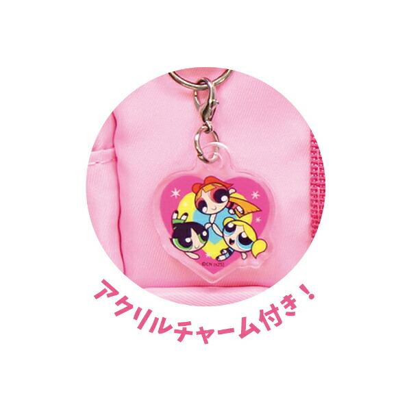 パワーパフガールズ スクバ風ポーチ ピンク 商品画像3：キャラグッズPERFECT WORLD TOKYO