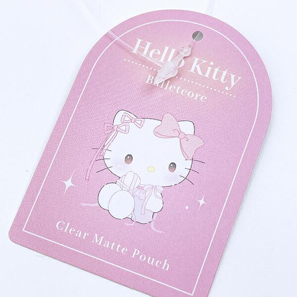 サンリオ ハローキティ クリアマットポーチ バレエコア Sanrio 商品画像5：キャラグッズPERFECT WORLD TOKYO