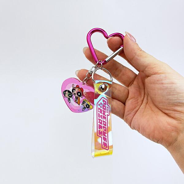 パワーパフガールズ オーロラテープキーホルダー ピンク パワパフ 商品画像4：キャラグッズPERFECT WORLD TOKYO