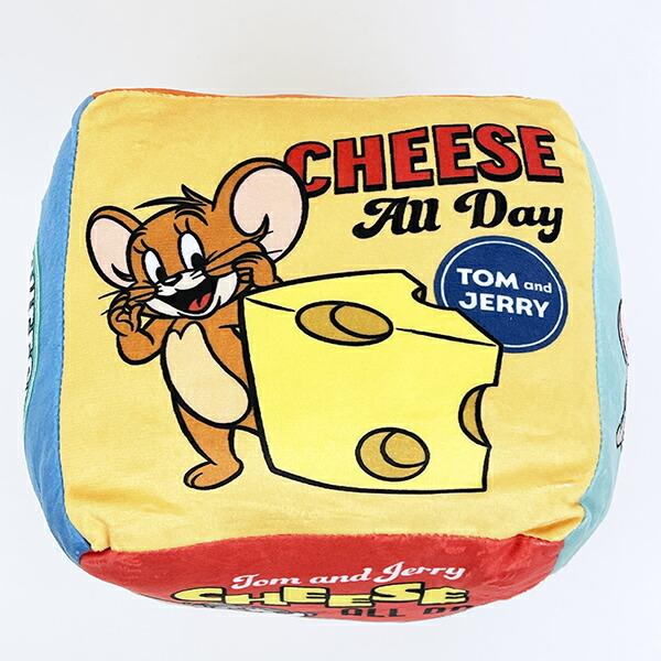トムとジェリー タフィー CHEESE FUN！ サイコロクッション 商品画像2：キャラグッズPERFECT WORLD TOKYO