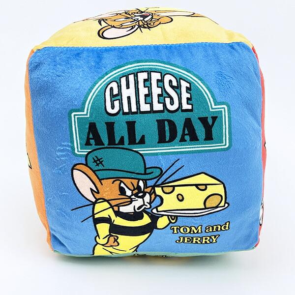 トムとジェリー タフィー CHEESE FUN！ サイコロクッション 商品画像5：キャラグッズPERFECT WORLD TOKYO