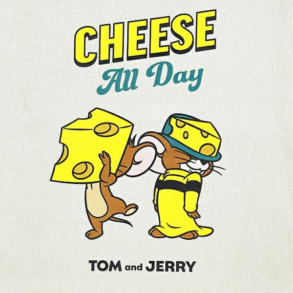 トムとジェリー タフィー CHEESE FUN！ ぴょこっとトートバッグ 生成り 商品画像2：キャラグッズPERFECT WORLD TOKYO