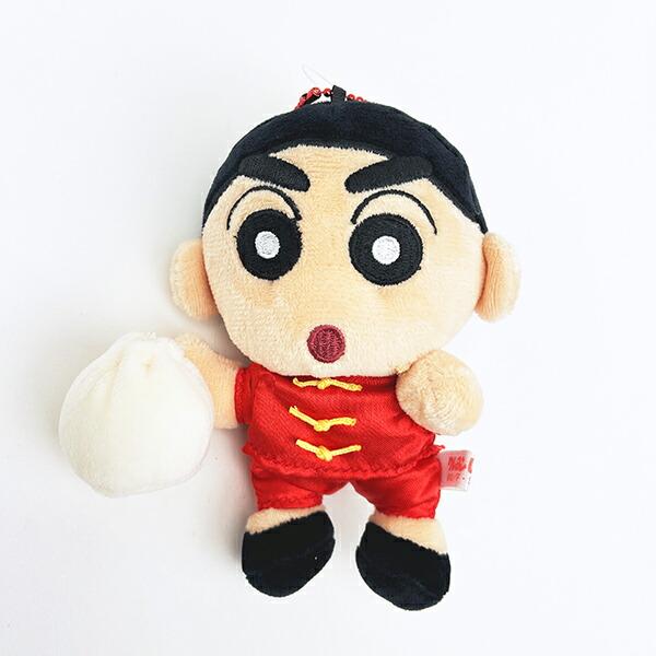 クレヨンしんちゃん 中華しんちゃん ぬいぐるみマスコット キーホルダー 商品画像2：キャラグッズPERFECT WORLD TOKYO