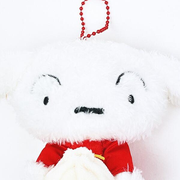 クレヨンしんちゃん 中華シロ ぬいぐるみマスコット キーホルダー 商品画像2：キャラグッズPERFECT WORLD TOKYO