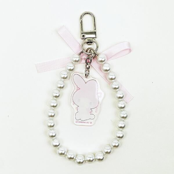 サンリオ マイメロディ リボンパールキーチェーン バレエコア  Sanrio 商品画像3：キャラグッズPERFECT WORLD TOKYO