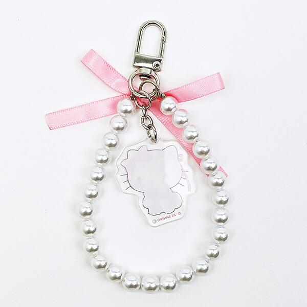 サンリオ ハローキティ リボンパールキーチェーン バレエコア  Sanrio 商品画像3：キャラグッズPERFECT WORLD TOKYO