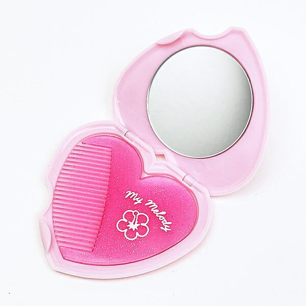 サンリオ マイメロディ Ｙ2Ｋ ハート型ミラーコーム 日本製 鏡 くし Sanrio 商品画像3：キャラグッズPERFECT WORLD TOKYO