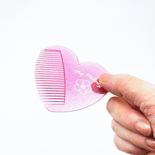 サンリオ マイメロディ Ｙ2Ｋ ハート型ミラーコーム 日本製 鏡 くし Sanrio 商品画像5：キャラグッズPERFECT WORLD TOKYO