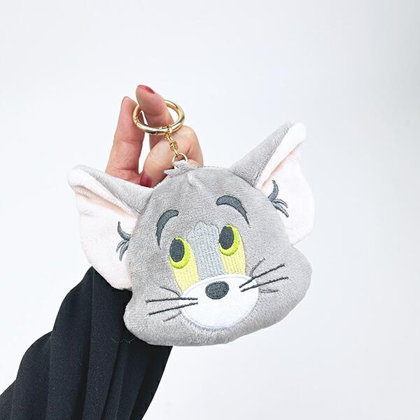 トムとジェリー トム カラビナ付きぬいぐるみファスナーマスコット (おすましフェイス) キーホルダー 商品画像5：キャラグッズPERFECT WORLD TOKYO