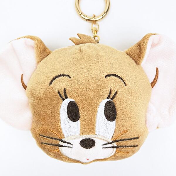 トムとジェリー ジェリー カラビナ付きぬいぐるみファスナーマスコット (おすましフェイス) 商品画像2：キャラグッズPERFECT WORLD TOKYO