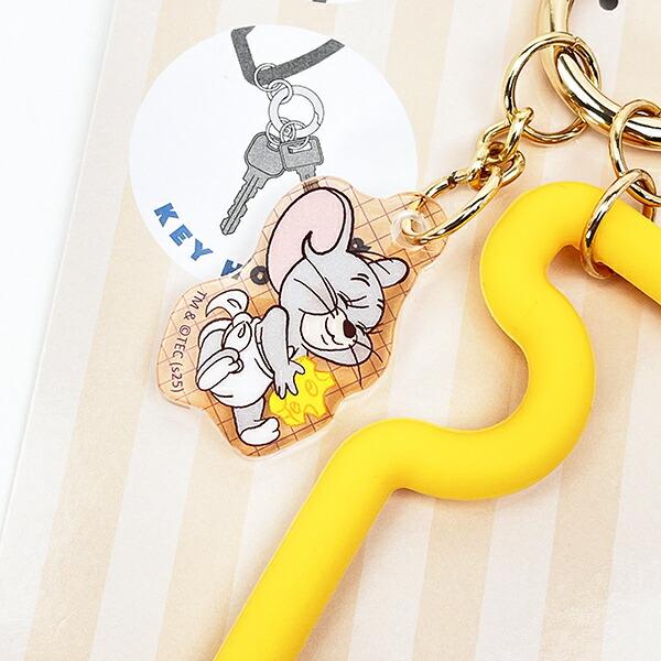トムとジェリー タフィー チーズ型スマホストラップ スマホアクセサリー 商品画像3：キャラグッズPERFECT WORLD TOKYO