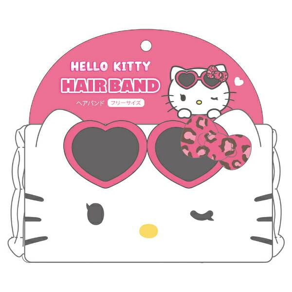 サンリオ ヒョウ柄 ハローキティ フェイスヘアバンド Sanrio 商品画像2：キャラグッズPERFECT WORLD TOKYO