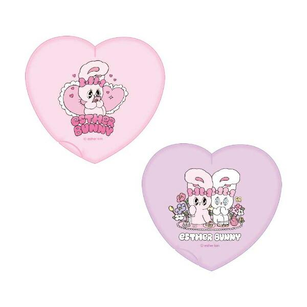 エスターバニー（Esther Bunny） ハート型ミラーコーム(リボンバニー＆クリームバニー) 日本製 商品画像4：キャラグッズPERFECT WORLD TOKYO