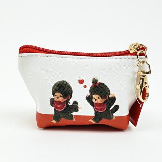 レッドベア　onちゃん　ミニポーチ&キーホルダーセット 楽天市場】モンチッチ 三角ミニポーチ レッド : キャラグッズ