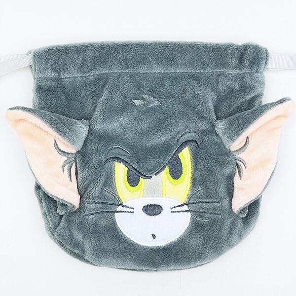 トムとジェリー (トム) ぬいぐるみ巾着 トムジェリ 商品画像2：キャラグッズPERFECT WORLD TOKYO