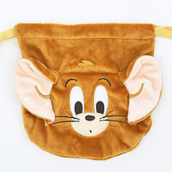 トムとジェリー (ジェリー) ぬいぐるみ巾着 トムジェリ 商品画像2：キャラグッズPERFECT WORLD TOKYO