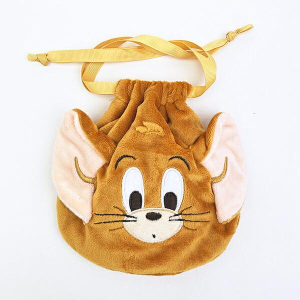 トムとジェリー (ジェリー) ぬいぐるみ巾着 トムジェリ