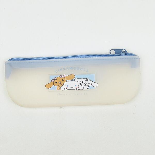 サンリオ シナモロール SOFUTTO シリコーンペンポーチ 文具 シナモン Sanrio