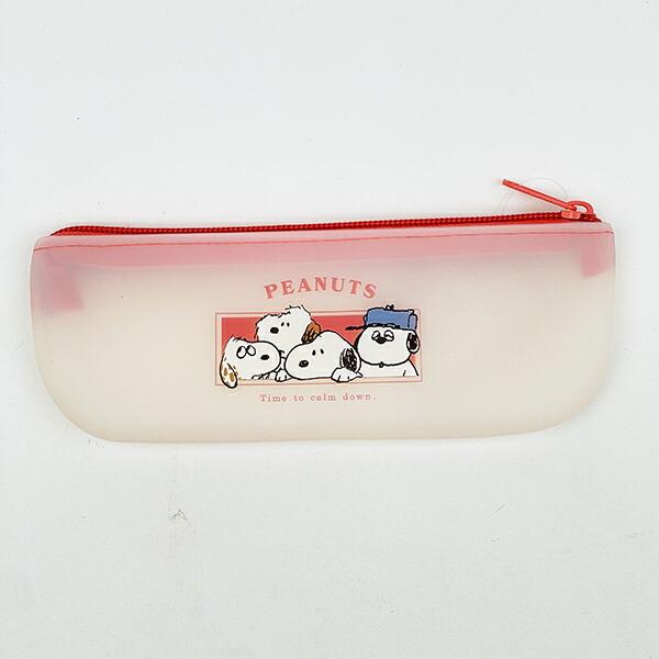 スヌーピー ブラザー SOFUTTO シリコーンマルチケース 文具 SNOOPY