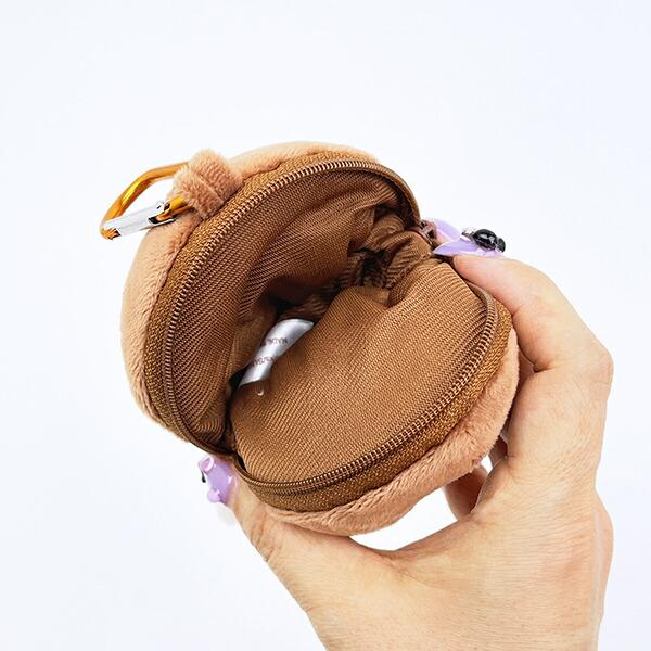 おさわり探偵 なめこ栽培キット カラビナ付きぬいぐるみファスナーマスコット キーホルダー 商品画像4：キャラグッズPERFECT WORLD TOKYO