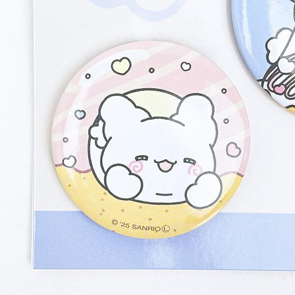 サンリオ はなまるおばけ ペア缶バッジ(ごほうびドーナツ) Sanrio 商品画像3：キャラグッズPERFECT WORLD TOKYO